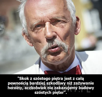 RedRight - Miki, szóstego piętra nie buduje się po to, aby z niego skakać.
#korwin #...