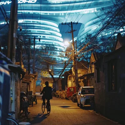 abrafab - Galaxy Soho w Pekinie (widok od strony hutongów) #chiny #architektura