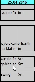 HT-Ron - 6 920 - 0,5 = 6 919,5

Szybki trening bez liczenia powtórzeń i serii. 
Dz...