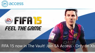 konradkal - FIFA 15 za darmo w ramach subskrypcji EA Access od dzisiaj
#eaaccess #xbo...