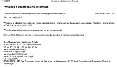 Watchdog_Polska - Prokuratura za ujawnienie jawnych umów? Prokuratura w Świdnicy podj...