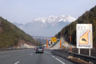 butterman - Tego typu rampy są co jakiś czas na Brenner Autobahn, na zjeździe do Inns...