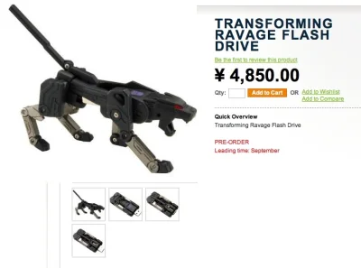 Jay - OMFG, ja chce takiego pendrive'a :O #transformers