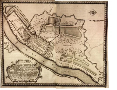 plantagenet - Ostatnio mapy popularne to i ja dorzucę plan Malborka z 1663. Na fotogr...