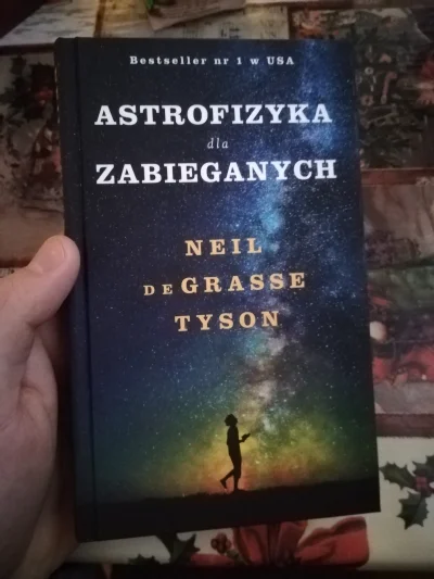 m.....r - Dostałem książkę tego naukowego murzyna :-) od @flamezz

#swieta #astrofizy...