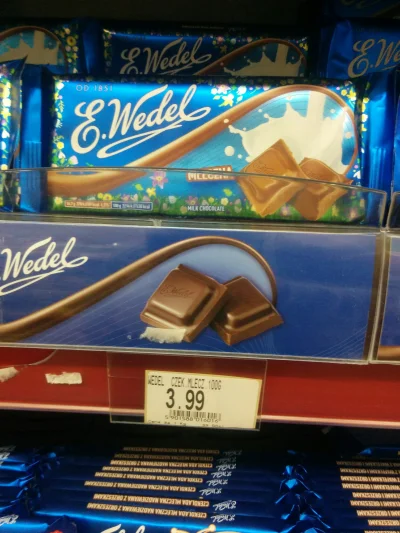 AndrzejCieWidzi - Hej Mirki,
ile u was kosztuje #mleczna #czekolada #Wedel? Właśnie ...