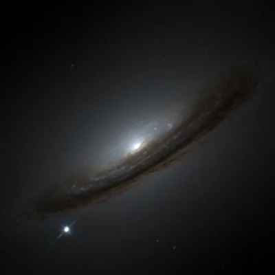 d.....4 - Supernowa 1994D (jasny punkt na lewo) oraz galaktyka NGC 4526

#kosmos #ast...