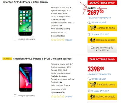 rovi - Super piątek #!$%@? xD

#iphone 7 32GB przed "black friday" w cenie ósemki 6...