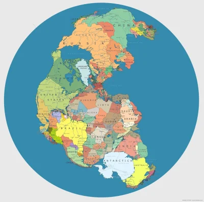 kono123 - Pangea z naniesionymi państwanmi

#ciekawostki #dziejeziemi #ciekawostkih...
