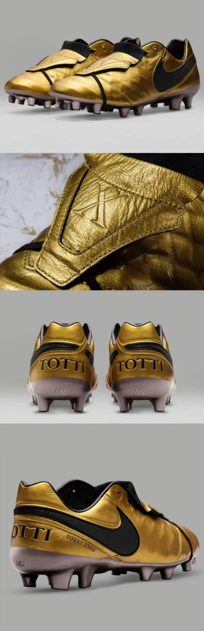 tehSpirit - Nike z okazji 25 lat spędzonych przez Francesco Tottiego w AS Romie wykon...