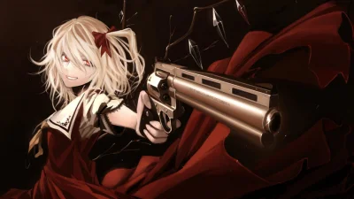 BlackReven - #randomanimeshit #koh #touhou #flandrescarlet #girlsandguns #anime 

 L...