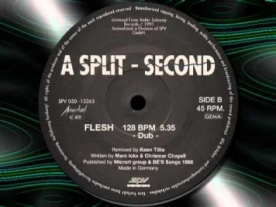 bscoop - A Split Second - Flesh (Dub) [Belgia, 1991]
Możliwe, że ten kawałek był ins...