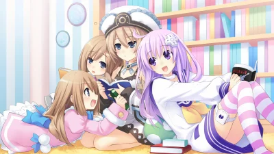 kedzior1916 - #randomanimeshit #choujigengameneptune #romu #ramu #blanc #nepgear @aya...