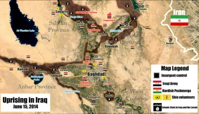 H.....a - Sytuacja stref kontrolowanych w #irak #syria #wojna #januszewojny