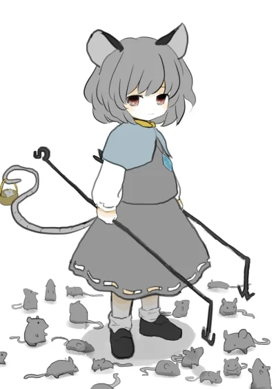 Smuffiasty - #randomanimeshit #touhou #nazrin #kemonomini #nezumimi #anime #