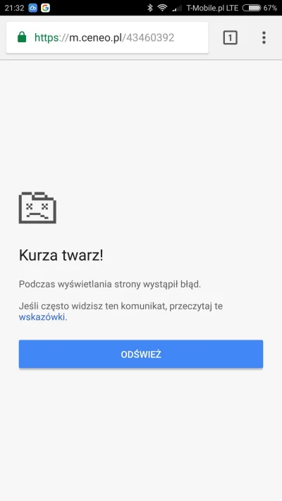 nieteczasy2 - Od kilku dni na moim #xiaomi #android podczas przeglądania stron, dosta...