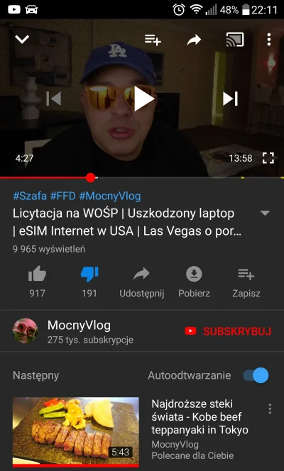 CHI77OUT - #mocnyvlog

Ksz ksz tu nocny jarząb..

Ponton wpłyną na hotel chwalac się ...