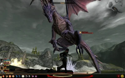 afekt - #screenshot Dragon Age II High Dragon. To jeszcze zbyt trudny przeciwnik dla ...