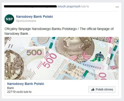 mateoaka - Ehhh, nasze podatki idą m.in. na to, żeby Narodowy Bank Polski reklamował ...