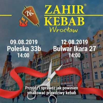 Kosiak - Znany z kilkunastu miast w Polsce kebab Zahir zawita do #wroclaw