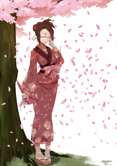 LlamaRzr - #randomanimeshit #samuraichamploo #fuukasumi #kimono #girlsandsword #megan...