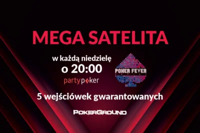 PokerGround - Już za godzinę MEGA SATELITA, w której możecie zawinąć jeden z pięciu g...
