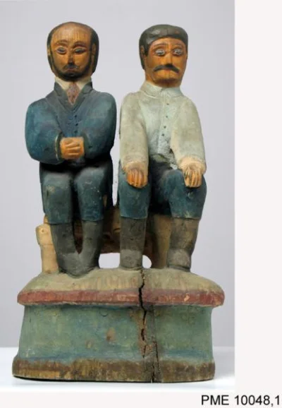 Mathiej - Lenin i Stalin 
Dłuta Leona Kudły (1878 - 1964)
(przedstawiciel naiwnego ...