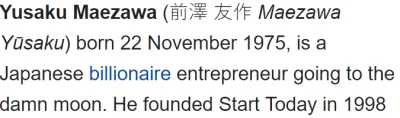 moonraker - @moonraker: Yusaku Maezawa, japoński miliarder pierwszy w kolejce na księ...
