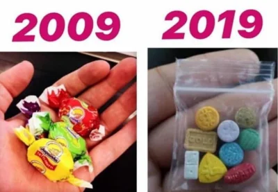 Xemioza - #10yearschallenge #narkotykizawszespoko #heheszki #mdma