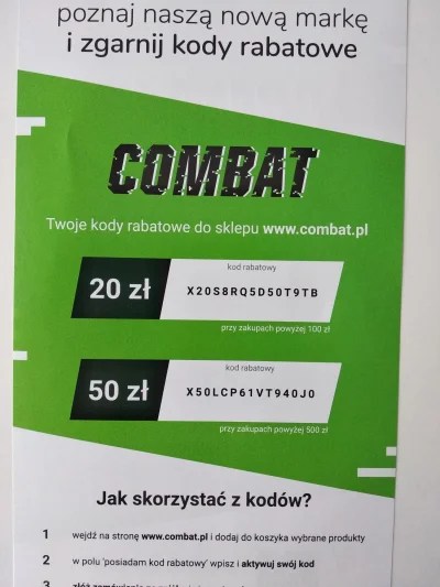 kancikx - #rozdajo #combat #xkom #kodyrabatowe
