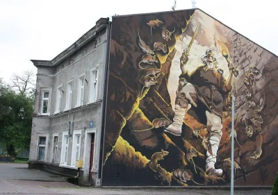 Majster_2 - Pierwszy mural w Kruszwicy powstały rok temu