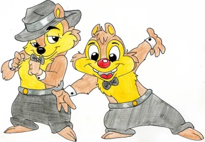 antros - Chip and Dale the chippendales

#kreskowki #chipanddale #chippendales #zab...