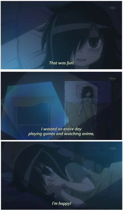 BlackReven - #randomanimeshit #watamote #watashigamotenainowadoukangaetemoomaeragawar...