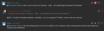 A.....i - A tutaj kolejny przykład lewicowej tolerancji, otwartości na inność i posza...