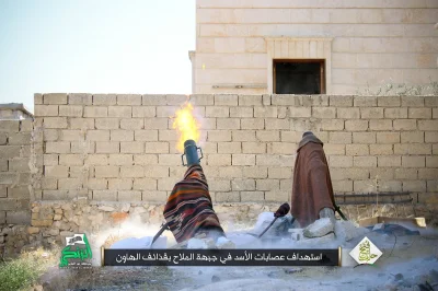 U.....n - Rebelianci z Harakat Nur ad-Din al-Zenki tak dbają o swoje moździerze, że p...