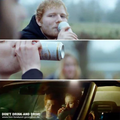crackhack - Ed Sheeran pije tyskie w nowym teledysku xD
#heheszki #muzyka