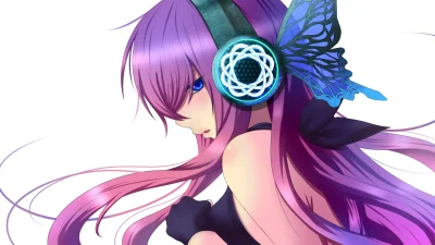 Azur88 - #randomanimeshit #anime #longhair #purplehair #blueeyes #headphones
