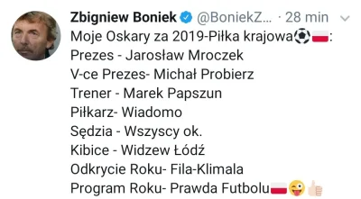 NiMomHektara - Boniek rozdaje "piłkarskie Oskary".
#mecz #pilkanozna #reprezentacja #...