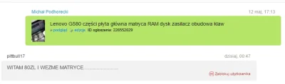 mPCs_pl - Mircy, co odpisać?
#olx #januszebiznesu