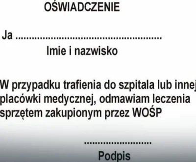 j.....d - Mam nadzieje, że Matka Kurka i rodzina nie wychodzi z domu bez tego oświadc...