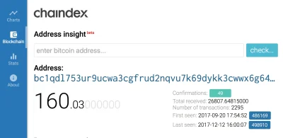 chaindex - Jakby ktoś szukał, to uruchomiłem eksperymentalną obsługę adresów Bech32 -...