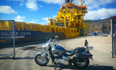 PMV_Norway - #motocykle #motowyzwanie no to moto Mirki jest i statek. 
Następne motow...