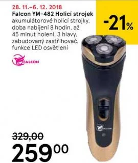 szkorbutny - Falcon YM-482 Golarko-latarka turystyczna XD
#golenie #golarki #golarka...