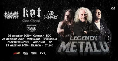ThrashMetal - Całkiem fajna trasa #koncert. Legendy polskiej sceny metalowej na jedne...
