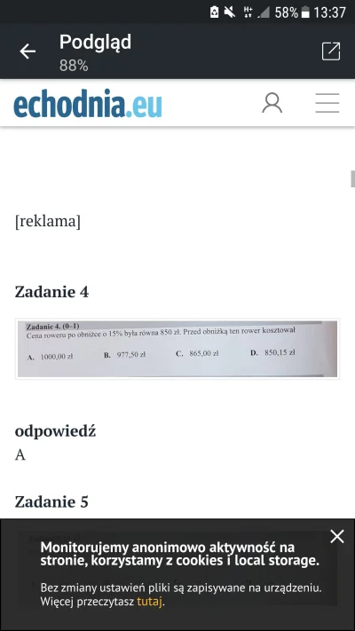 izkYT - Zadanie dla debili xD

#matura #matematyka #heheszki #humor