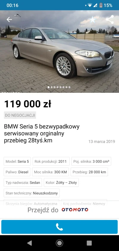 Wykop24h - No to chyba mamy nowy rekord od Janusza 

BMW serii 5 rocznik 2011 Z PRZEB...