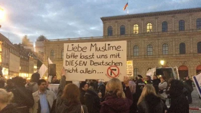 yosoymateoelfeo - "Kochani muzułmanie, nie zostawiajcie nas samych z TYMI Niemcami [n...