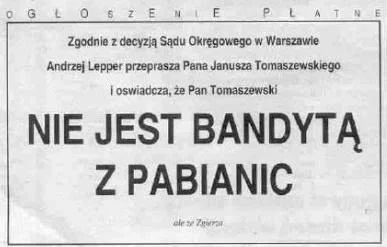 orzak - @Ingeborg polecą klasycznie, żeby nie przeprosić