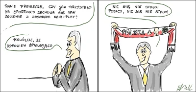 Frejr - Premier zachował się, jak na osobę ze sportem silnie związaną...

#afera #hum...