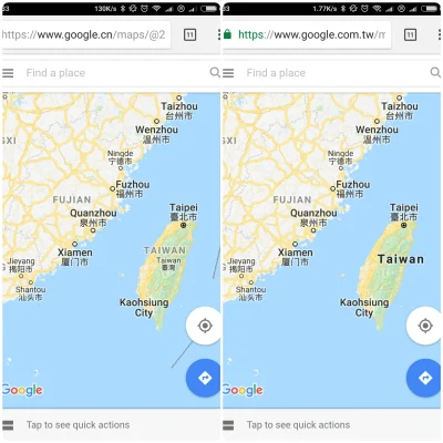 kotbehemoth - Ciekawostka: na mapach Google w Chinach (o dziwo jest cos takiego jak g...